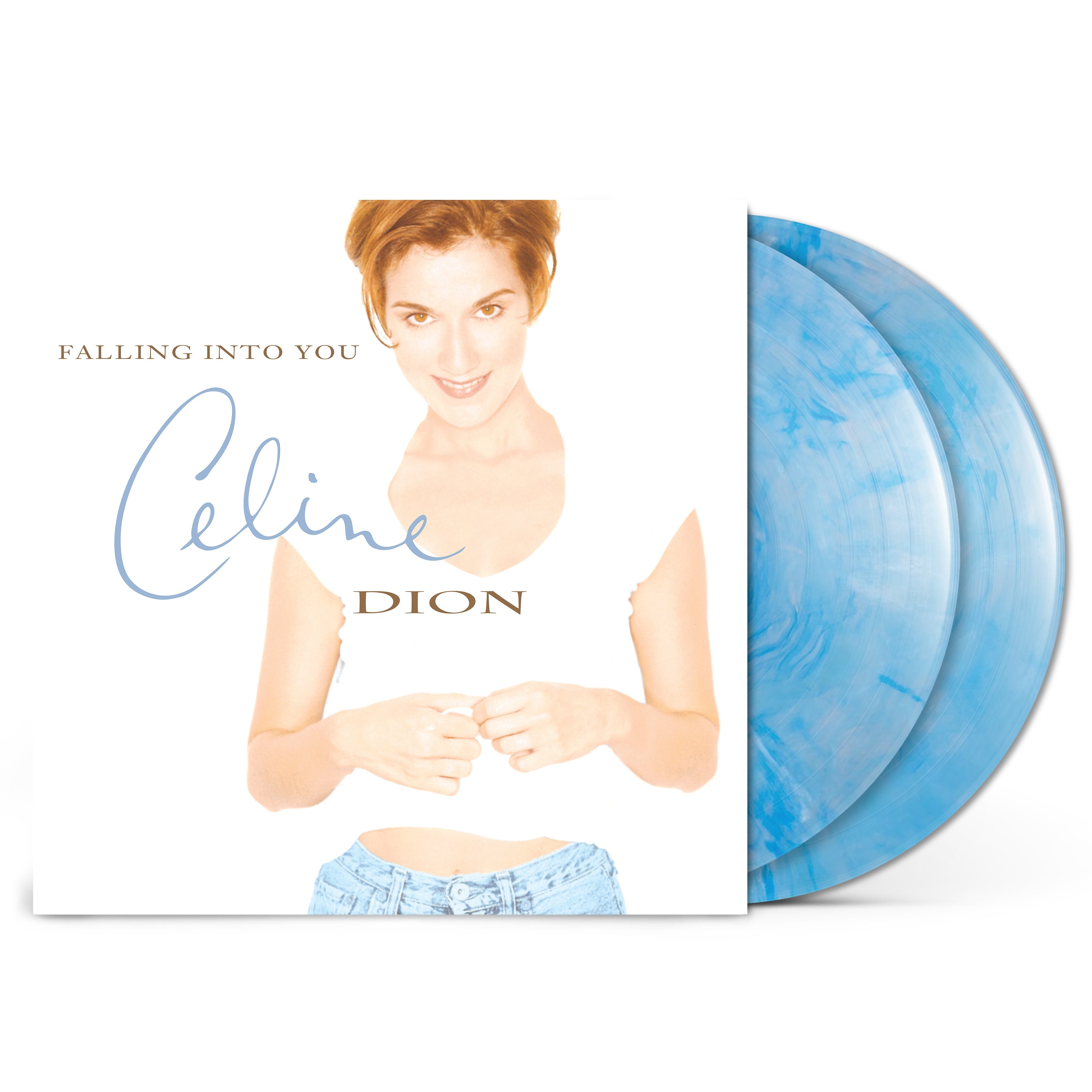 Falling Into You — Double Vinyle Bleu Glacier